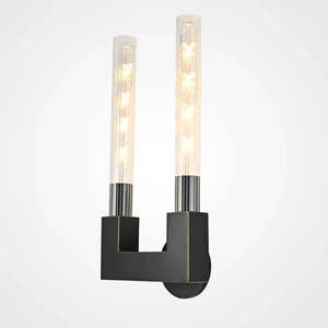Изображение Бра Canelle Wall Lamp Double Sconces Black By Imperiumloft