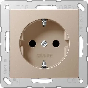 Изображение Розетка с заземлением 16А 250В A 550 шампань A1520CH Jung