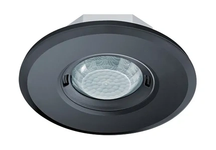 Изображение Датчик присутствия ESYLUX PD-FLAT 360i/8 ROUND BLACK DALI (EP10427916)