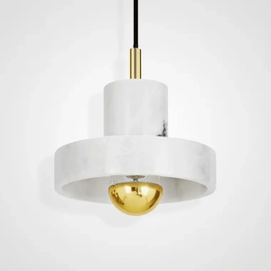 Изображение Подвесной Светильник Stone Pendant White By Imperiumloft By Imperiumloft
