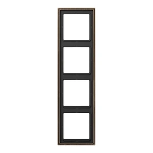 Изображение Рамка на 4 поста LS 990 античная латунь ME2984AT Jung