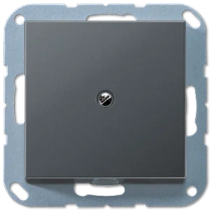 Изображение Вывод кабеля с суппортом A 550 матовый антрацит A590BFAANM Jung